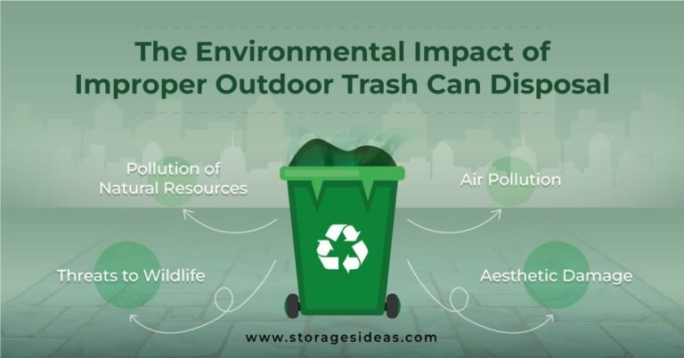 The Environmental Impact of Improper Outdoor Trash Can Disposal