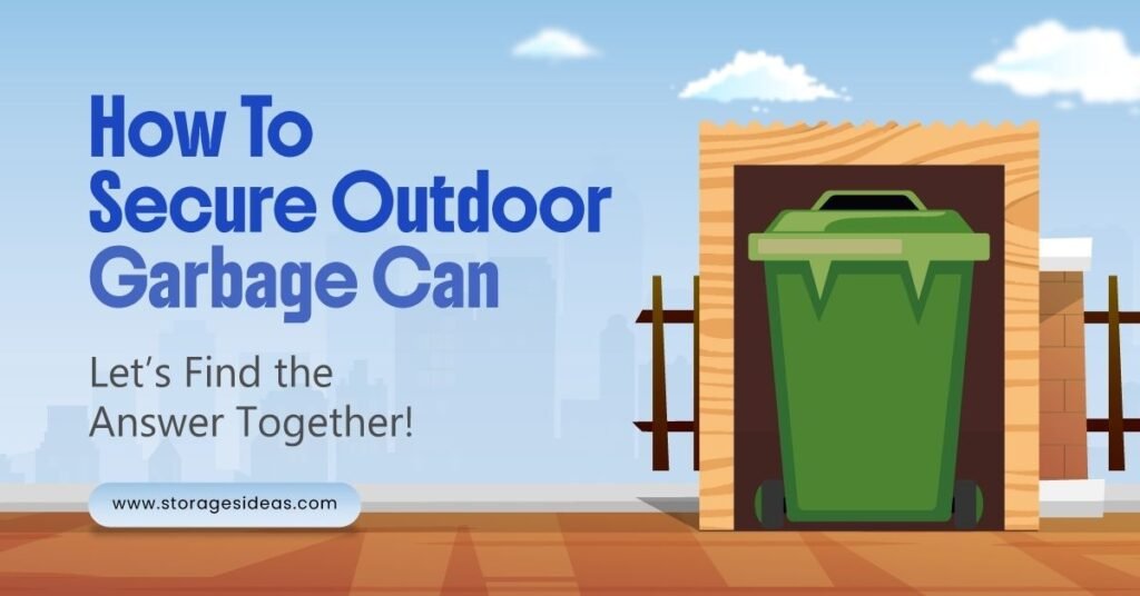 How To Secure Outdoor Garbage Can
