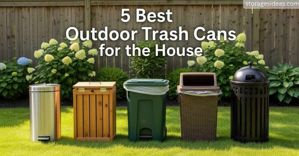 5 best outdoor trash can