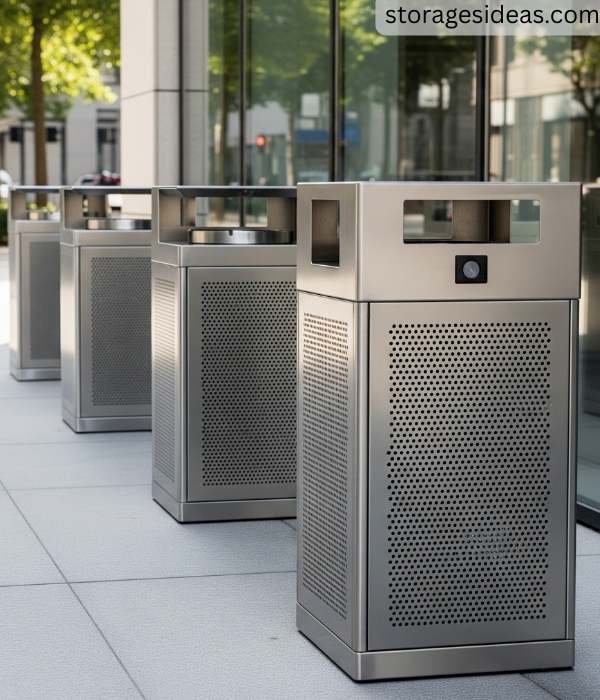 Metal Trash Cans
