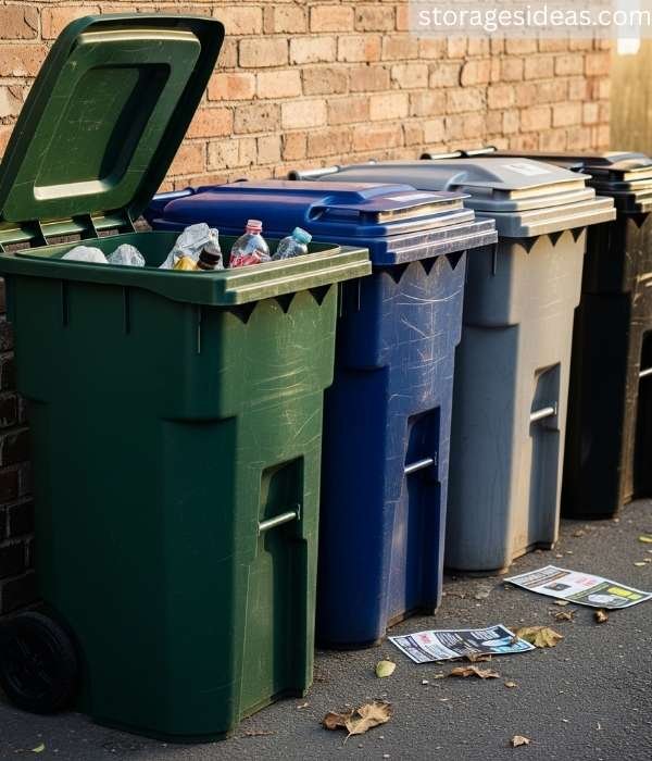 Plastic Polyethylene Trash Cans