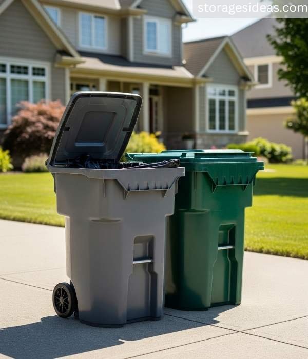 Plastic Resin Trash Cans