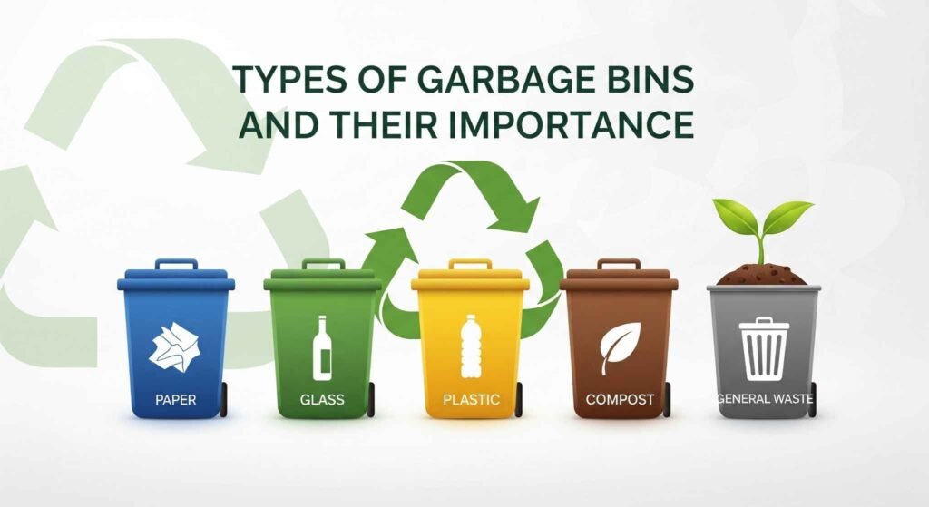 Types of garbage bins
