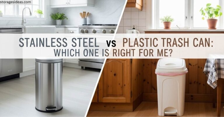 Stainless Steel vs Plastic Trash Can: Which One Is Right for Me?