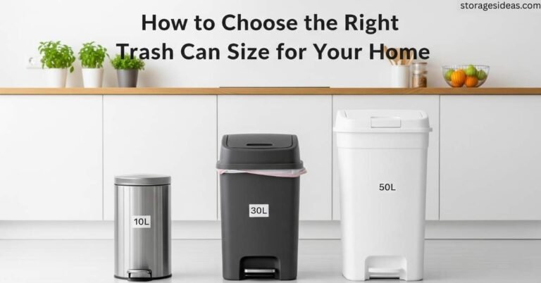 How to Choose the Right Trash Can Size for Your Home
