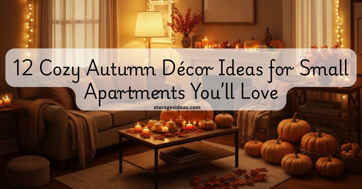 12 Cozy Autumn Decor Ideas for Small Apartments Youll Love