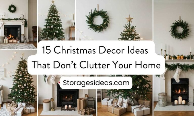 15 Christmas Decor Ideas That Don’t Clutter Your Home