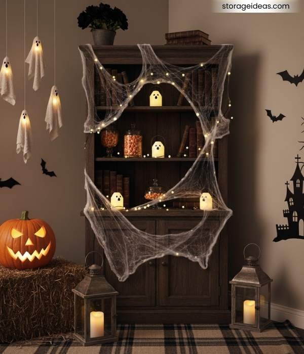 10 Small Space Halloween Décor Ideas You Can Try 8 Corner Themed Displays