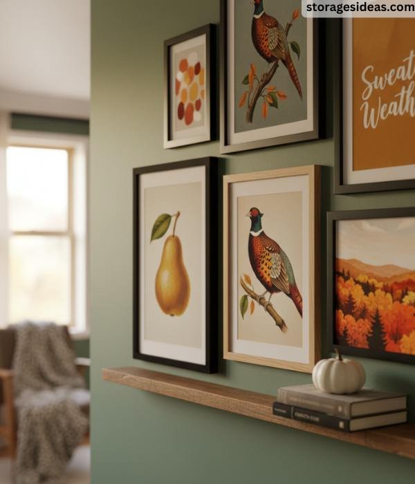 12 Cozy Autumn Décor Ideas for Small Apartments You’ll Love in 2025 4 Incorporate Autumnal Wall Art or Prints