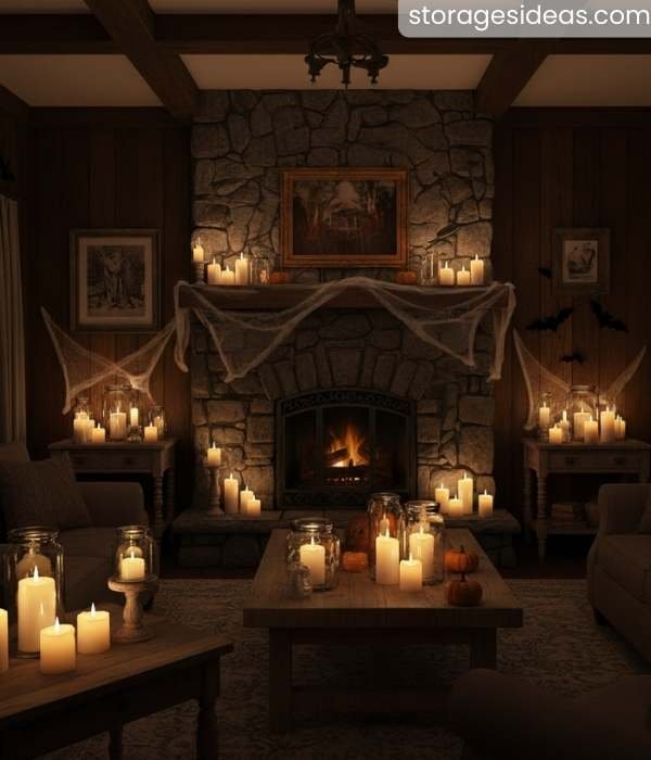 10 Apartment-Friendly Halloween Decorations That Save Space 4 Magical Floating Candle