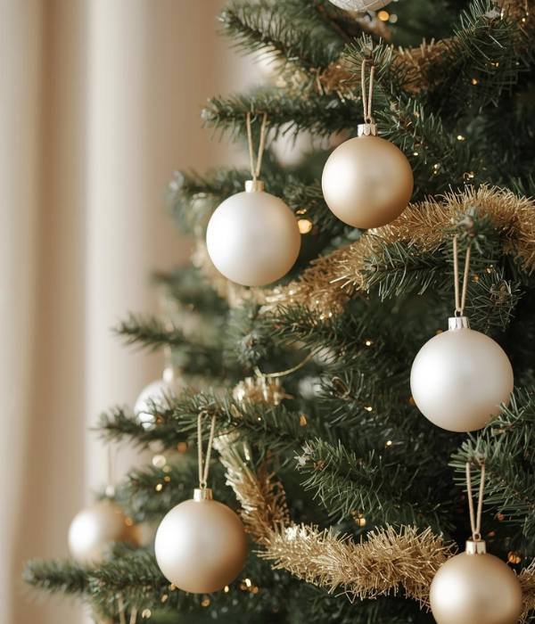 Neutral Christmas Ornaments