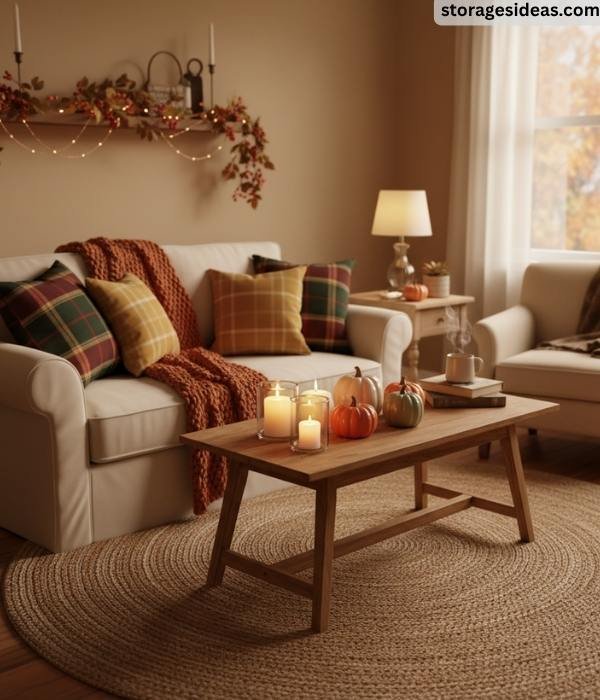 10 Cozy Fall Décor Ideas for Small Living Rooms in 2025 7 Scent and Sound Layers