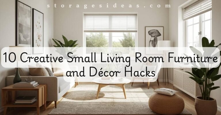 10 Creative Small Living Room Furniture and Décor Hacks