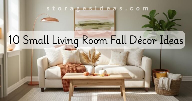 10 Small Living Room Fall Décor Ideas to Make the Season Feel Big for 2025