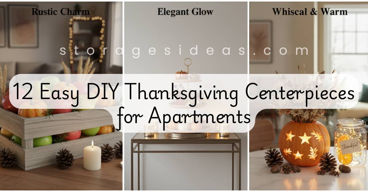 12 DIY Thanksgiving Centerpieces for Apartments