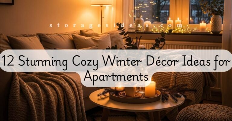12 Stunning Cozy Winter Décor Ideas for Apartments That Feel Like Home