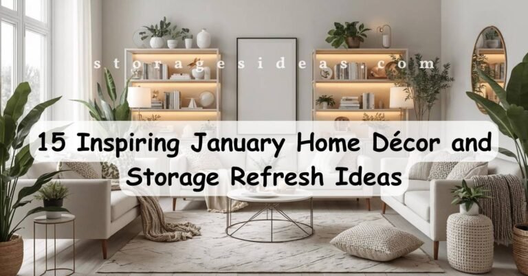 15 Inspiring January Home Décor and Storage Refresh Ideas