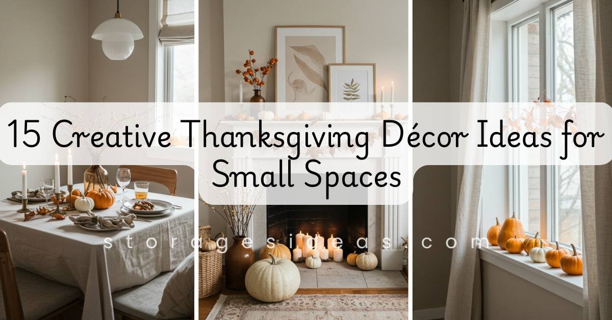 15 creative Thanksgiving Decor Ideas for Small Spaces