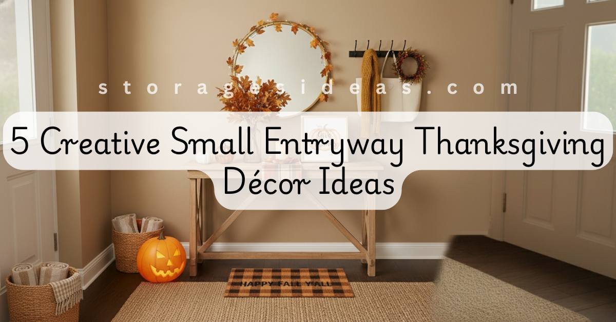 5 Small Entryway Thanksgiving Decor Ideas