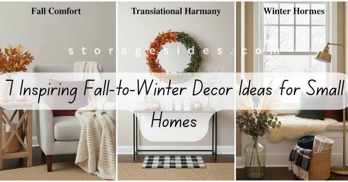 7 Inspiring Fall to Winter Decor Ideas for Small Homes
