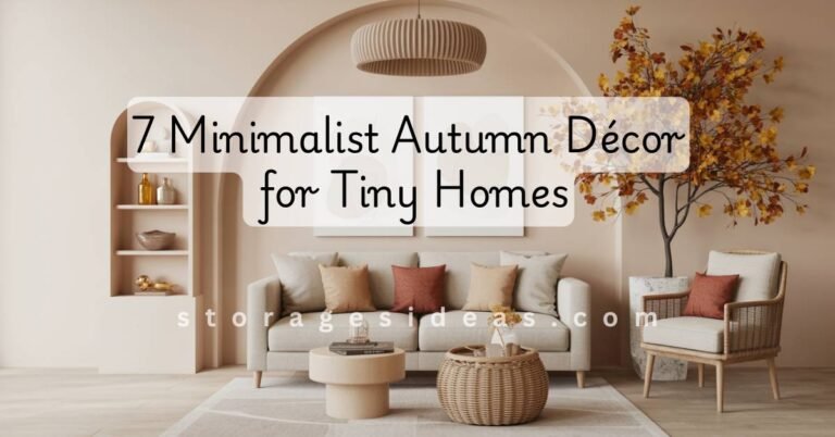 7 Minimalist Autumn Décor Ideas for Tiny Homes for 2025