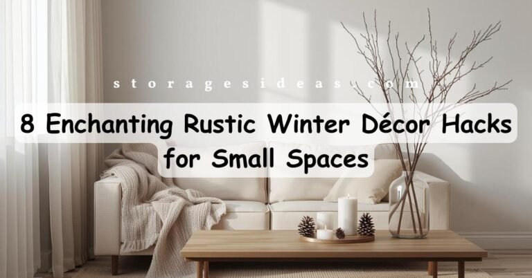 8 Enchanting Rustic Winter Décor Hacks for Small Spaces