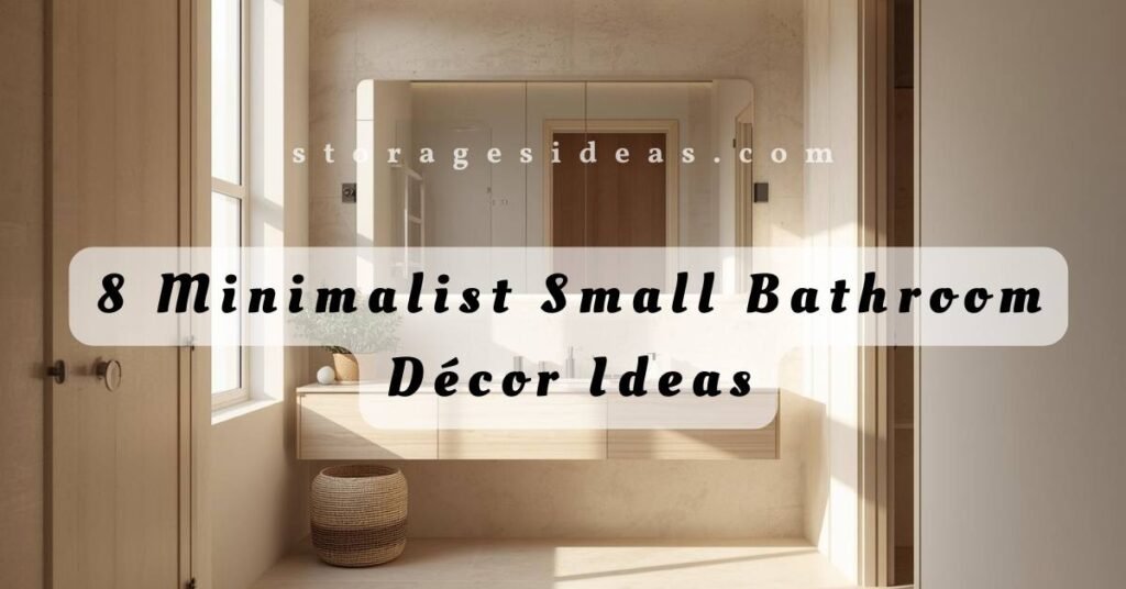 8 Minimalist Small Bathroom Décor Ideas