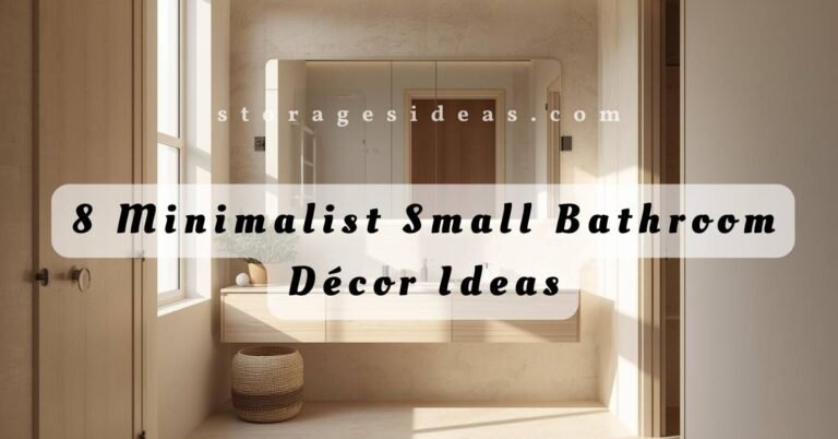 8 Minimalist Small Bathroom Décor Ideas