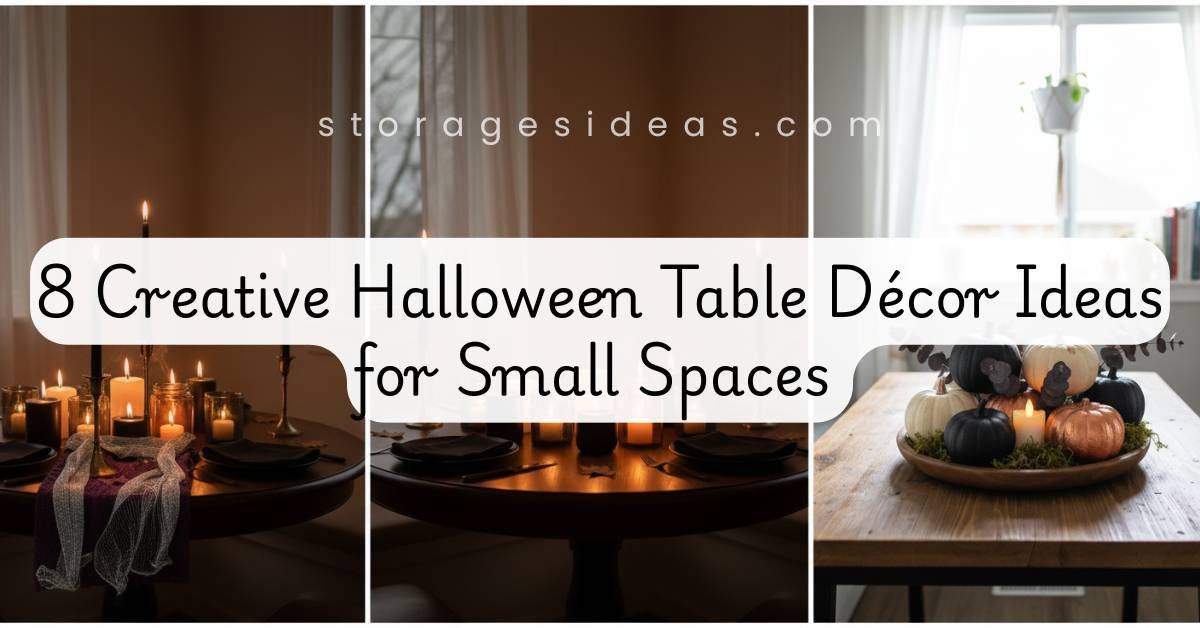 8 creative Halloween Table Decor Ideas for Small Spaces
