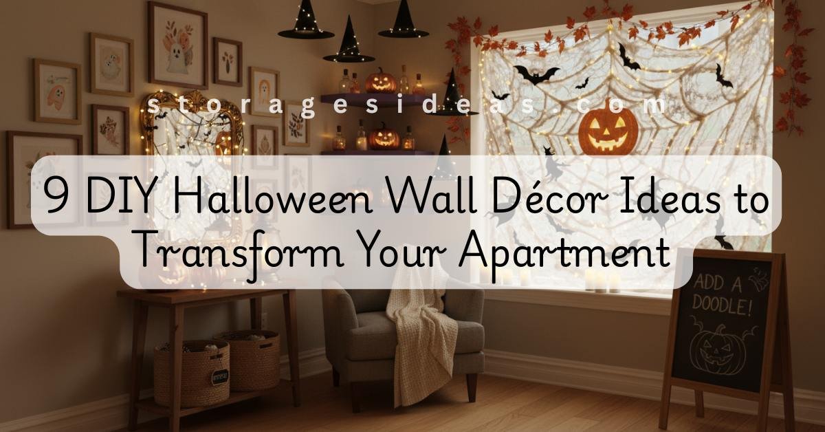 9 DIY Halloween Wall Decor Ideas to Transform Your Apartment This Fall