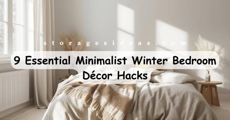 9 Essential Minimalist Winter Bedroom Décor Hacks