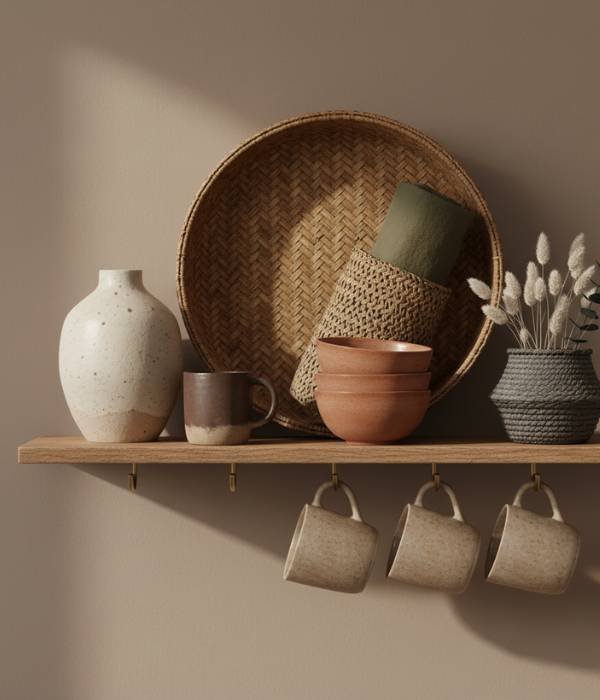 15 Easy & Cozy Winter Living Room Décor Ideas to Warm Up Your Home 8 Add Artisanal Handmade Touches