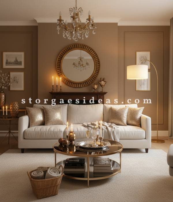 15 Simple New Year Home Decoration Ideas (Fresh, Cozy & Easy to Do!) 2 Add Small Touches of Shine