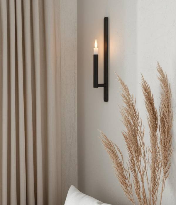 12 Creative Winter Wall Décor Ideas That Don’t Clutter 5 Add Warmth with Wall Mounted Candles
