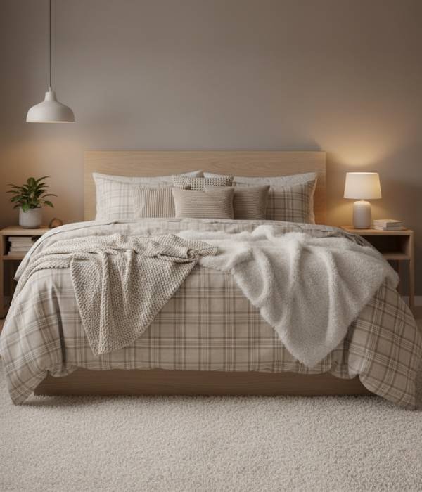 12 Stunning Cozy Winter Décor Ideas for Apartments That Feel Like Home 8 Change Up Bedding Soft Furnishings for Winter