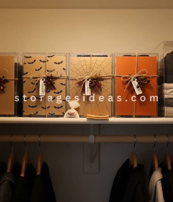 10 Fall Storage and Décor Hacks for Small Spaces 2025 9 Closet Top Storage with Style