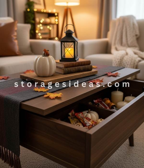 10 Fall Storage and Décor Hacks for Small Spaces 2025 3 Convertible Coffee Tabl