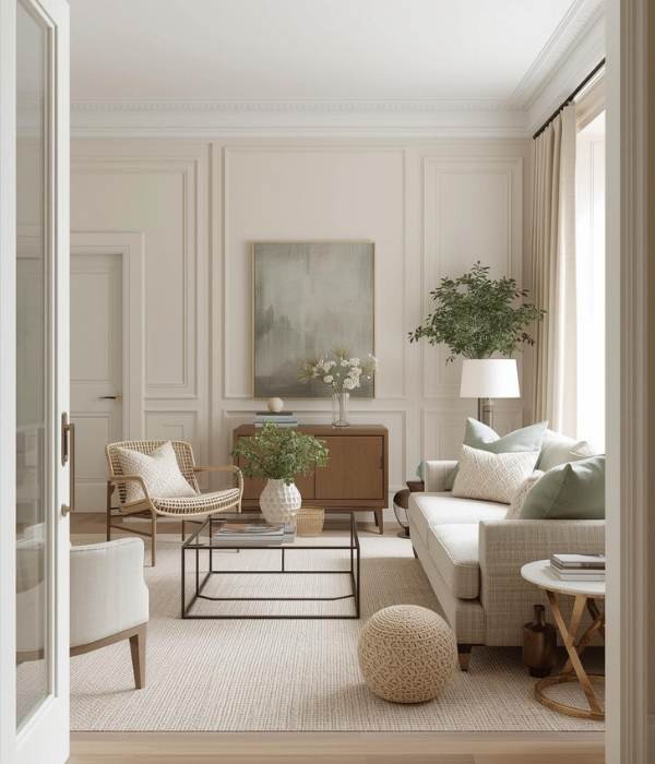 10 Creative Small Living Room Furniture and Décor Hacks 8 Create Visual Flow with Coordinated Decor