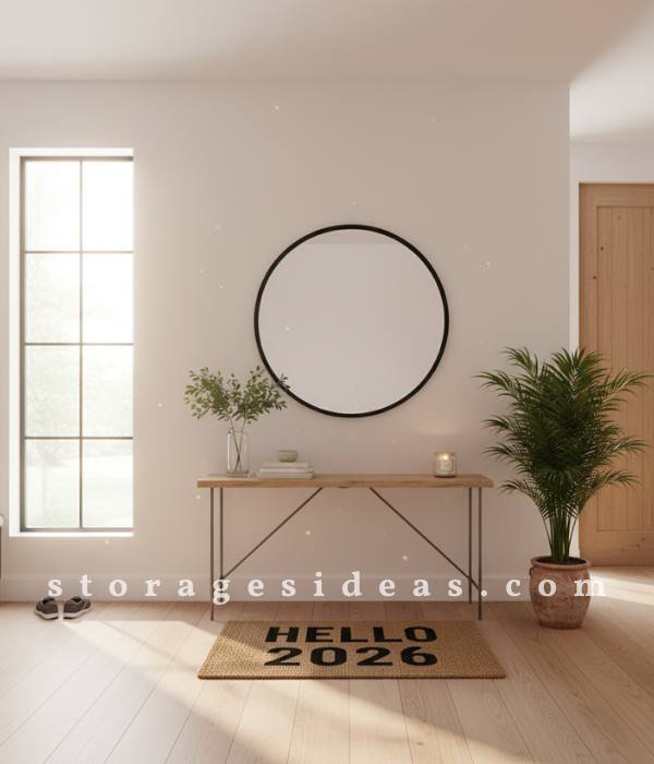 15 Simple New Year Home Decoration Ideas (Fresh, Cozy & Easy to Do!) 8 Create a Welcoming Entryway