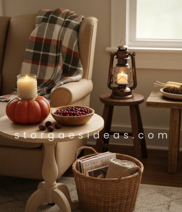 15 Creative Thanksgiving Décor Ideas for Small Spaces | Cozy Fall Tips 2025 14 Functional Furniture Accents