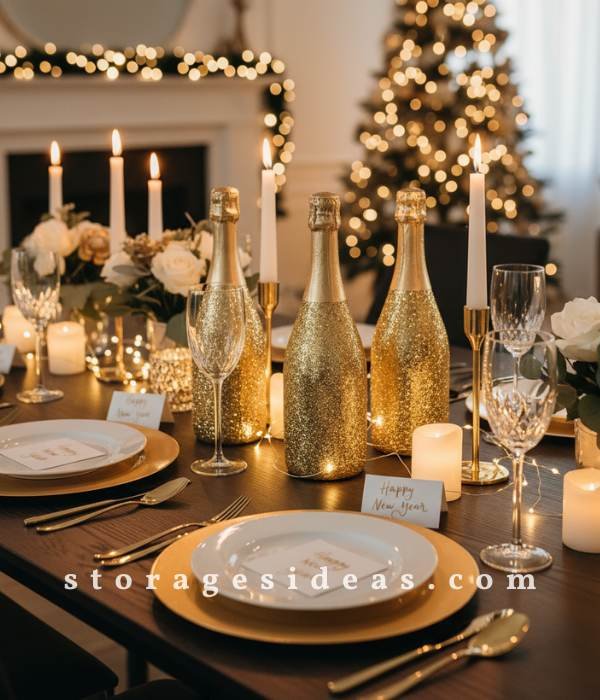 Glitter Champagne Bottles That Steal the Show