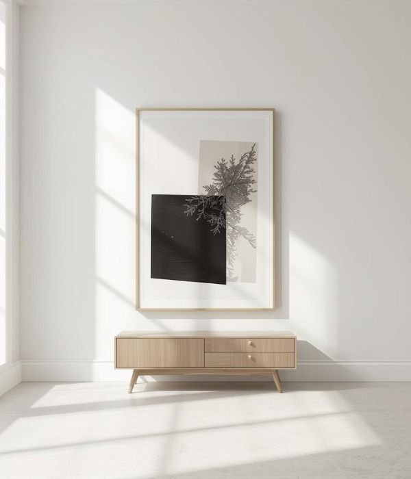 12 Creative Winter Wall Décor Ideas That Don’t Clutter 11 Go for One Bold Focal Piece