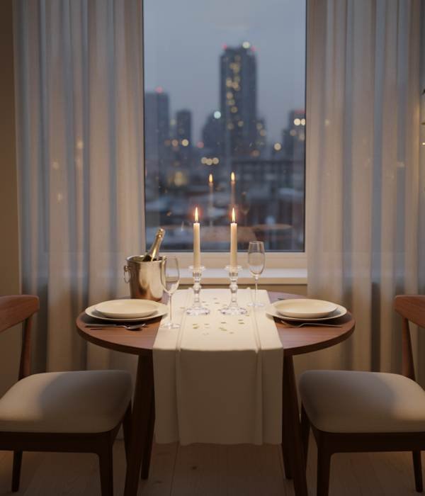 7 Trending Tiny Apartment New Year Celebration Ideas 2 Host a Dress Up Dinner for Two or Few