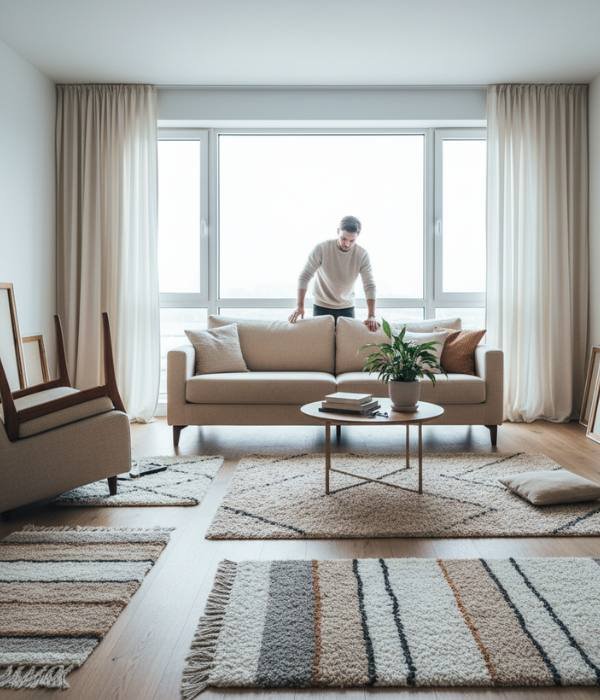 Re arrange Furniture Layouts