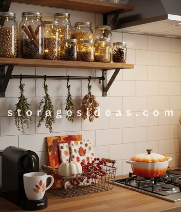 7 Tiny Home Fall Décor Ideas to Inspire You in 2025 4 Transform Your Tiny Kitchen into a Fall Harvest Haven
