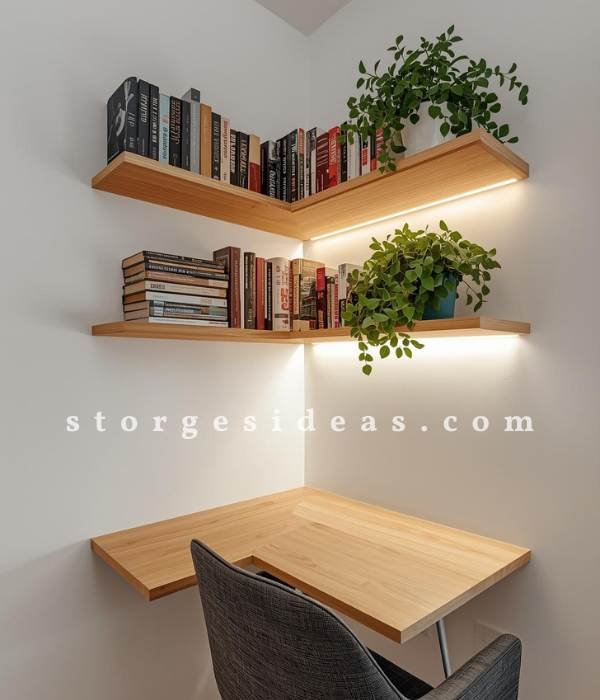 7 Creative Storage Friendly Home Office Décor 1 Vertical Storage