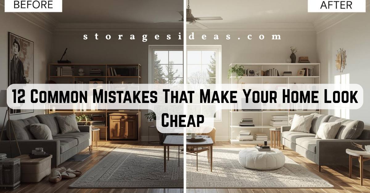 12 Common Mistakes That Make Your Home Look Cheap