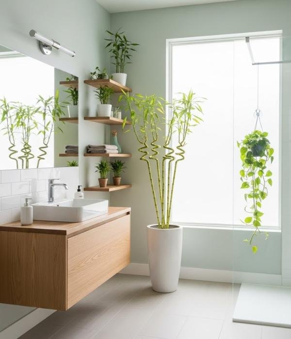 My Experience Using Low-Budget Bathroom Makeover Ideas That Actually Worked 9 A Few Plants That Brought the Whole Room to Life