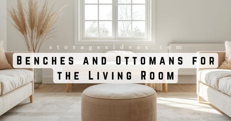 7 Brilliant Benches and Ottomans for the Living Room That Actually Earn Their Space