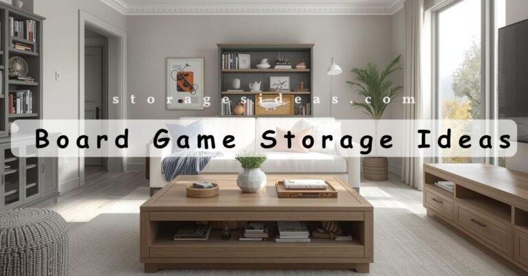 7 Easy Board Game Storage Ideas for a More Organized Living Room